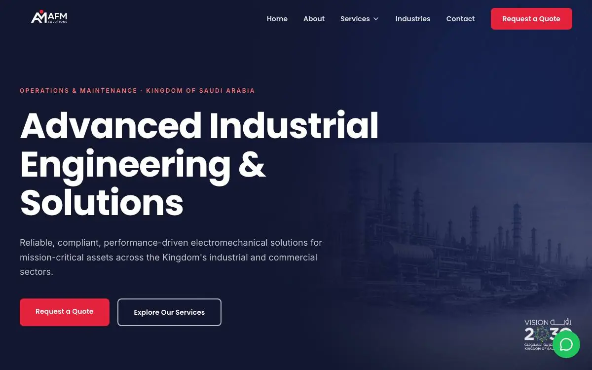 AFM Solutions — industrial operations and maintenance