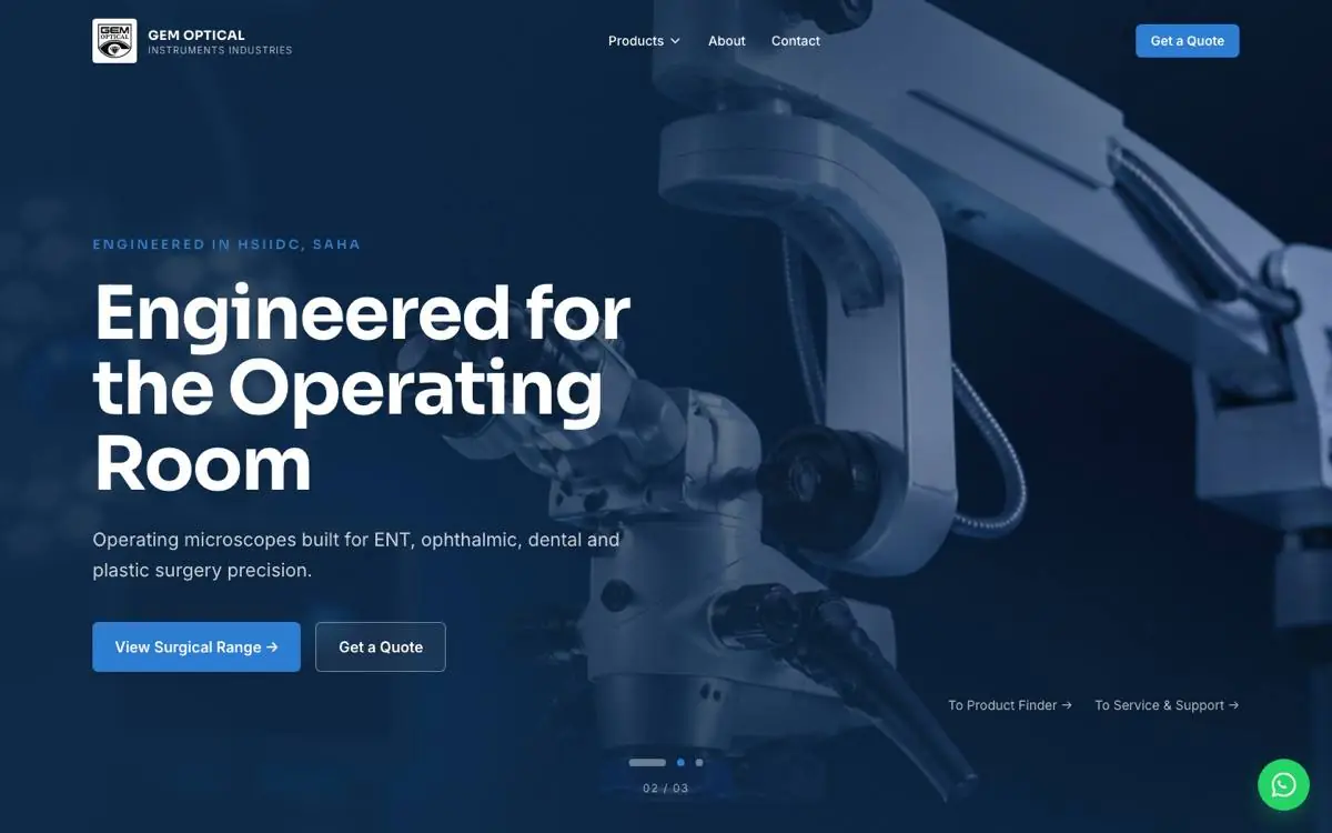 Gem Optical — surgical microscopes