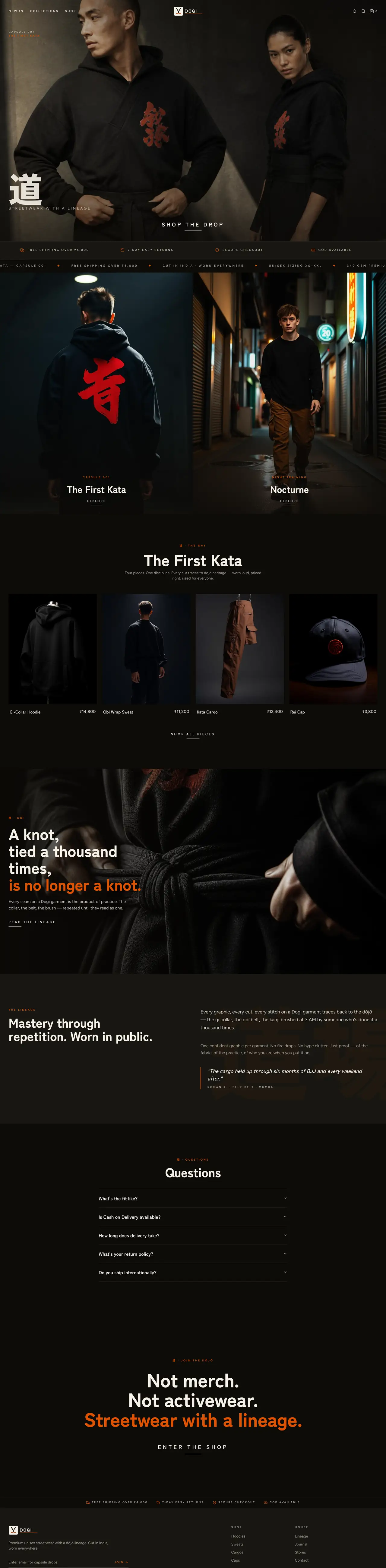 DOGI — the full homepage